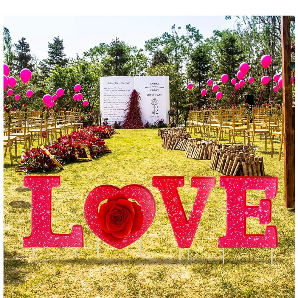 NEW•Love Large Corrugated Signage Letters
